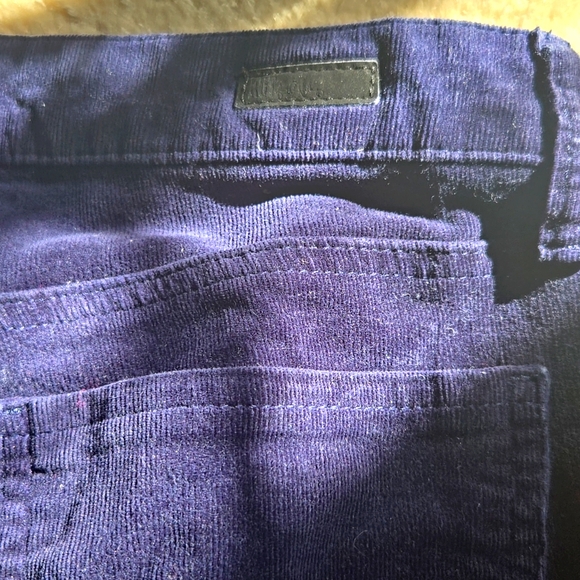 Kut from the Kloth Mia Navy Toothpick Skinny Corduroy Pants - Picture 6 of 8